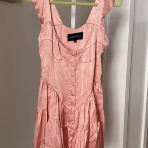Vanessa Mooney Blush Mini Dress